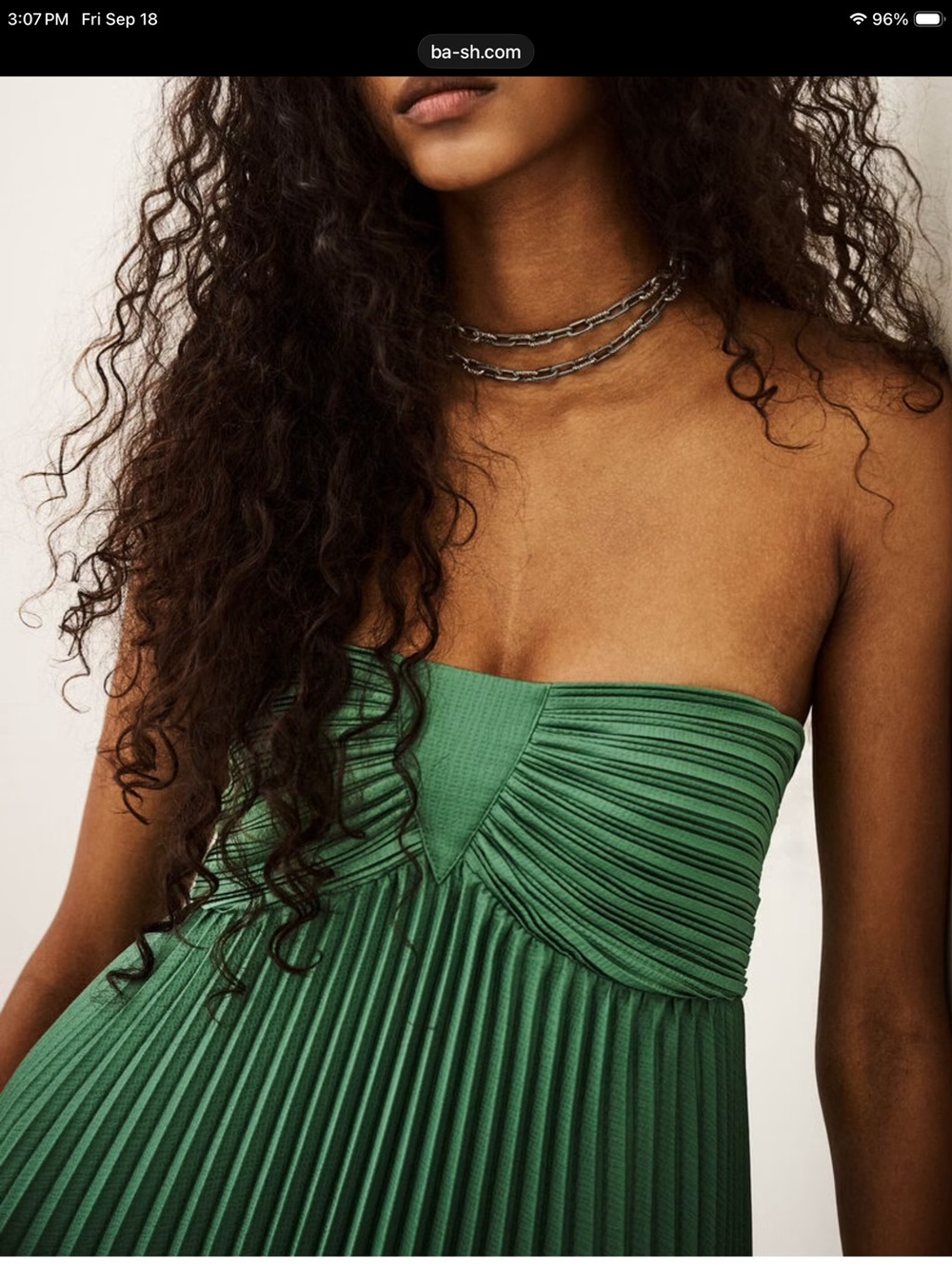 ba&sh Willow Maxi Dress ~ Green